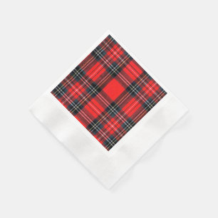 Vintage royal tartan napkins
