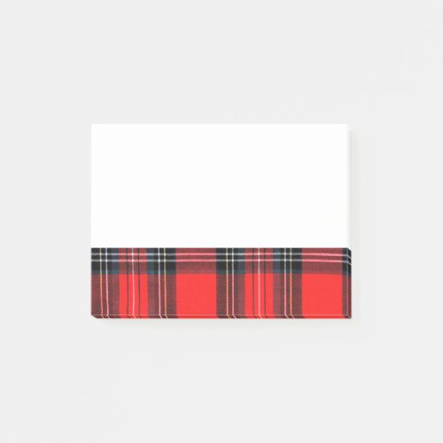 Vintage royal tartan post_it notes