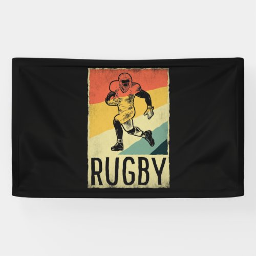 Vintage Rugby Banner