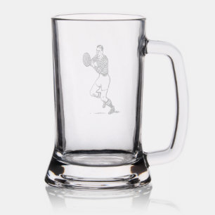 Vintage Rugby Beer Stein