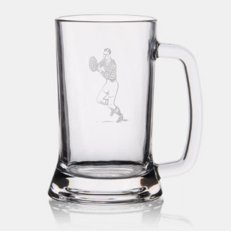 Vintage Rugby Beer Stein