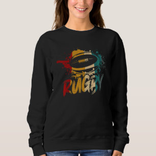 Vintage Rugby Retro Rugby Kids Player Rugby Sweatshirt
