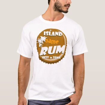 Vintage Rum Sign T-shirt by Shaneys at Zazzle