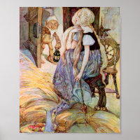 Fairy Tale Illustrations Art Postcards Set of 10 Postcard Prints Pack  Edmund Dulac Princess Pretty Beautiful Fairies Fairy Mermaid Cards 