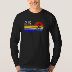 Vintage Running 21K Half Marathon Run Half Maratho T-Shirt