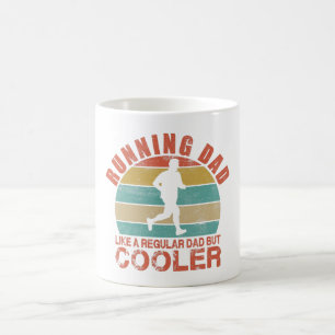 Vintage Running Dad Like A Regular Dad But Cooler Coffee Mug