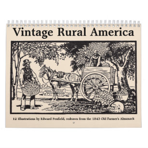 Vintage Rural America Calendar