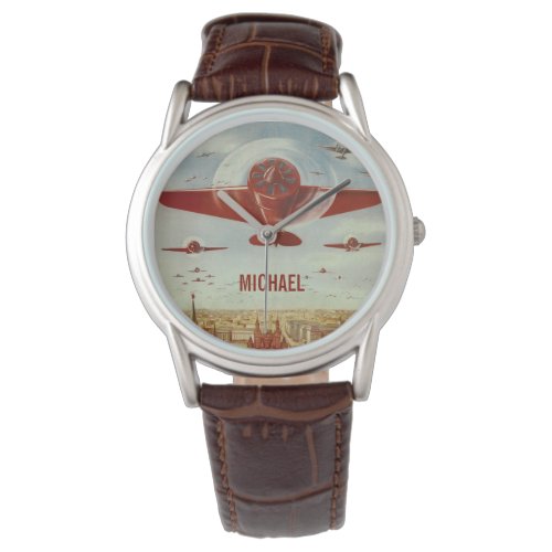 Vintage Russian Aviation custom monogram watches