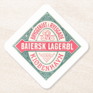 Vintage Russian Beer Label Coaster
