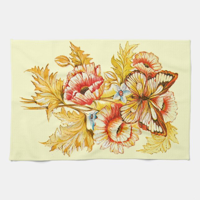 Vintage Russian Kitchen Towel (Horizontal)