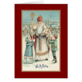 Vintage Russian St. Nicholas with Children (Front)