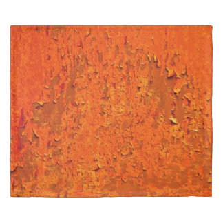 Vintage Rust: Old Textured Surface Duvet Cover
