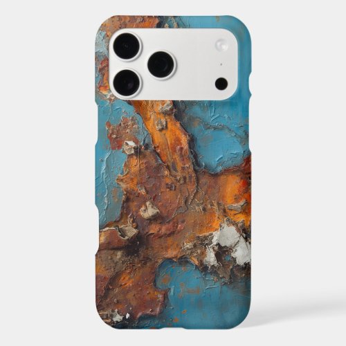 Vintage Rusted Steel Patina Industrial Texture iPhone 17 Pro Max Case