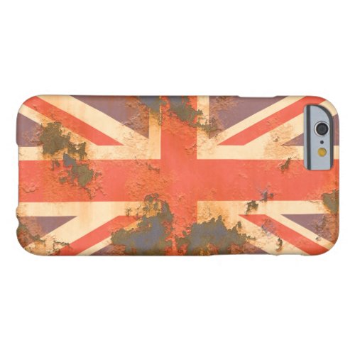 Vintage Rusted United Kingdom Flag Barely There iPhone 6 Case