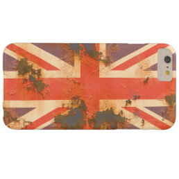Vintage Rusted United Kingdom Flag Barely There iPhone 6 Plus Case