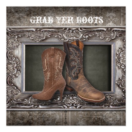 Rustic Cowboy Boots 4