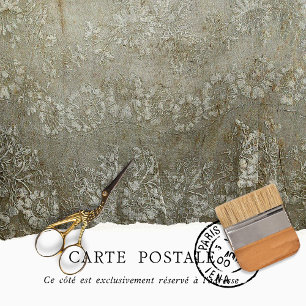 Vintage Rustic Cream Lace Texture Decoupage Tissue Paper