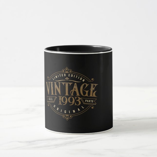 Vintage Rustic Custom Mug (Center)