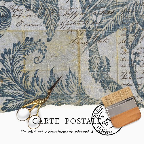 Vintage Rustic Distressed Texture Decoupage  Tissue Paper