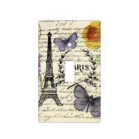 vintage rustic french butterfly paris eiffel tower