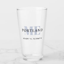 Vintage Rustic Latitude Longitude City Coordinates