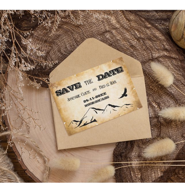 Vintage Rustic Mountain Flourish Parchment (Creator Uploaded)