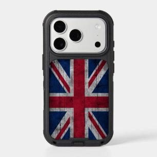 Vintage rustic Patriotic U.K. flag iPhone 17 Pro Case