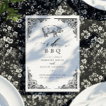 Vintage Rustic Pig I Do BBQ Casual Wedding Invitation<br><div class="desc">Vintage Rustic Pig I Do BBQ Casual Wedding</div>