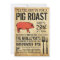 Vintage Rustic Pig Roast Invitation II
