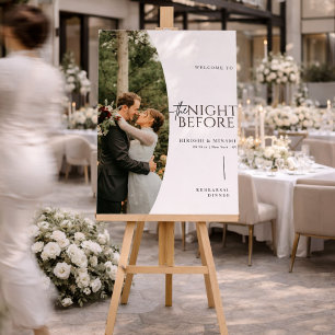 Vintage Rustic Rehearsal Dinner Welcome Sign