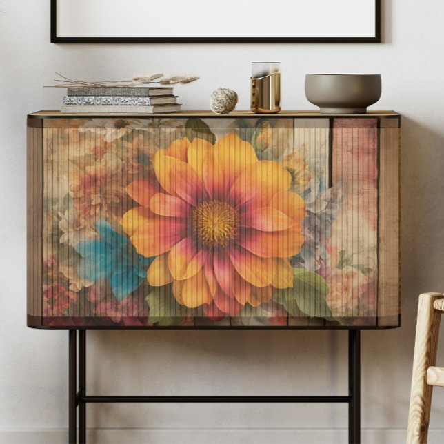 Vintage Rustic Sunflower Decoupage   Tissue Paper (Creator Uploaded)