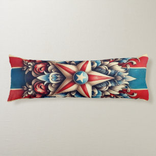 Vintage/rustic USA/Patriotic  Body Pillow