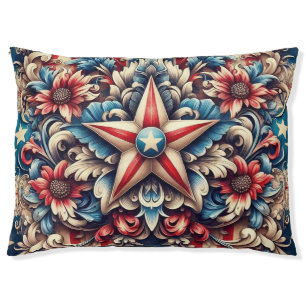 Vintage/rustic USA/Patriotic Pet Bed