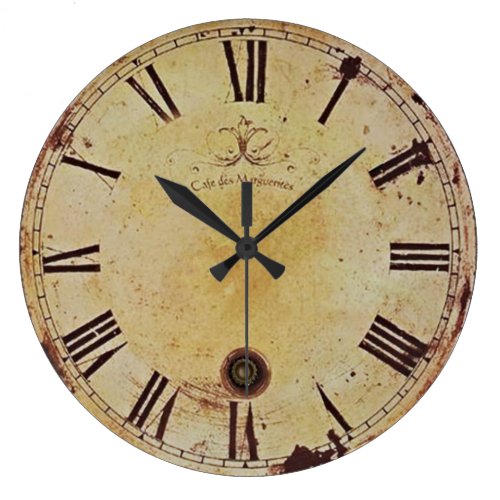 Vintage, Rustic, Victorian, Custom Large Clock