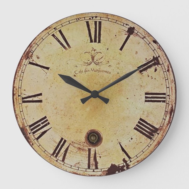 Vintage, Rustic, Victorian, Custom Large Clock (Front)