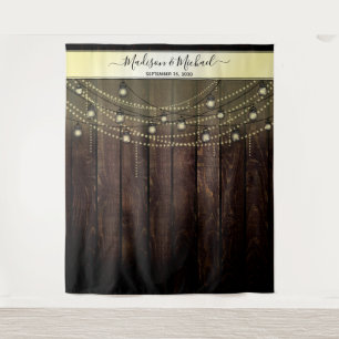 Vintage Rustic Wedding Photo Booth Backdrop