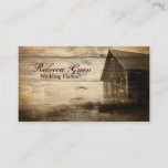 Vintage Rustic Western Country Barn Farm Business Card at Zazzle