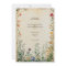Vintage Rustic Wildflower Botanical Save the Date