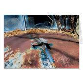 Vintage Rusty Hood Ornament (Front Horizontal)