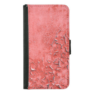 Vintage Rusty Iron Wall Texture Samsung Galaxy S5 Wallet Case