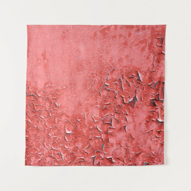 Vintage Rusty Iron Wall Texture Tapestry (Front)