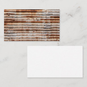 Vintage Rusty Metal Business Card