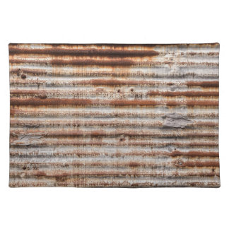 Vintage Rusty Metal Cloth Placemat