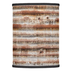Vintage Rusty Metal Lamp Shade