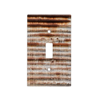 Vintage Rusty Metal Light Switch Cover