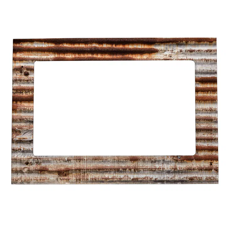 Vintage Rusty Metal Frame Zazzle