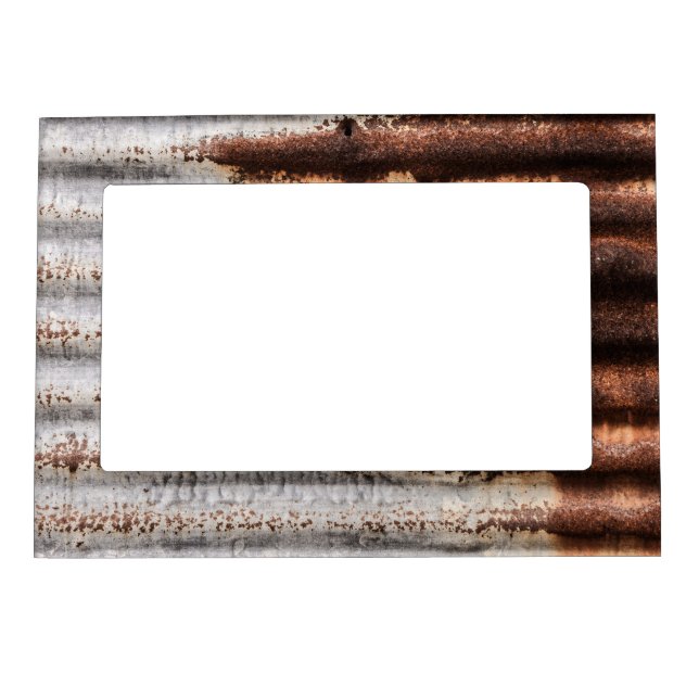 Vintage Rusty Metal Magnetic Frame (Front)