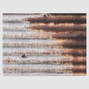 Vintage Rusty Metal Tissue Paper