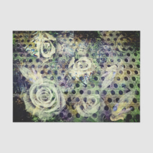 Vintage Rusty Rose & Angel Wing Tissue Paper