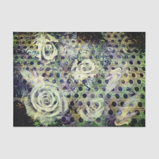 Vintage Rusty Rose & Angel Wing Tissue Paper